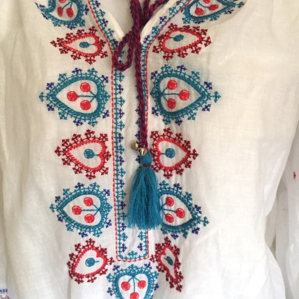 NWT Romeo & Juliet Couture Bohemian Peasant Blouse - Picture 6 of 8